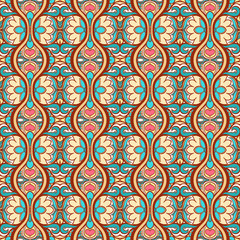 vertical abstract floral pattern