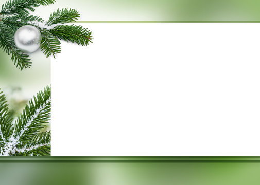 Frohe Weihnachten, Merry Christmas, Weihnachtskarte