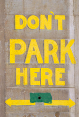 Fototapeta premium Dont Park