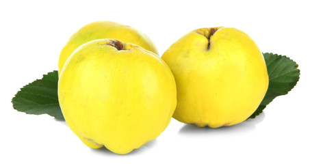 Sweet quinces isolated on white