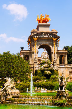 Cascada fountain in Barcelona
