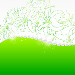 Jewelry invitation card.