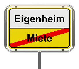 Eigenheim statt Miete