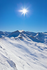 Mountains ski resort Bad Gastein - Austria