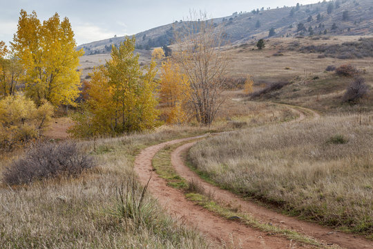 dirt road in Colorado foothills