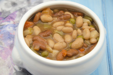 Alubias con verduras