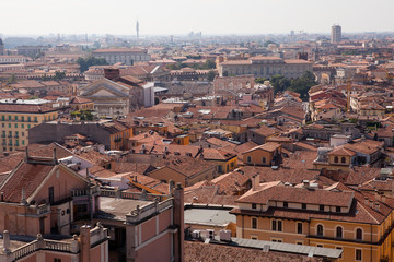 Fototapeta na wymiar View from Torre Lambertini, Verona