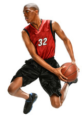 Basketball Player Dunking Ball