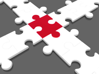 Fototapeta premium puzzle.