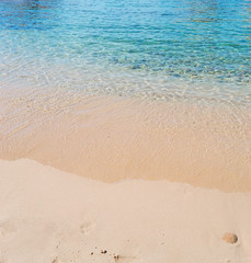 Fototapeta na wymiar sand in Costa Paradiso