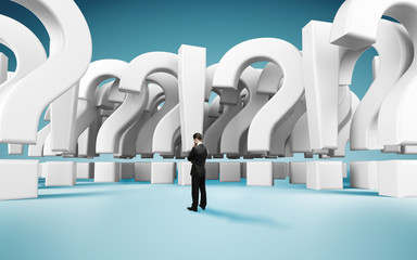 businessman thinking