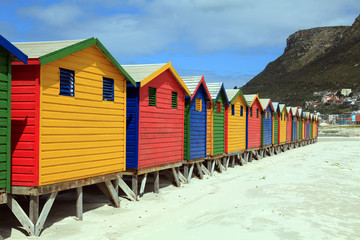 Strandhäuser in Muizenberg