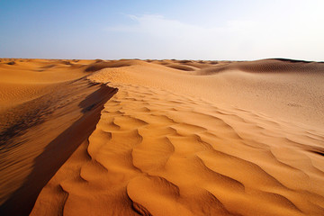 Désert du Sahara dans le Sud Tunisien