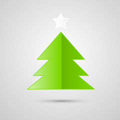 Obraz premium green christmas tree