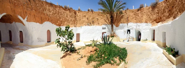 Peel and stick wall murals Tunisia Maison troglodyte à Matmata