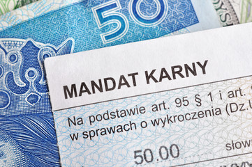 Mandat karny