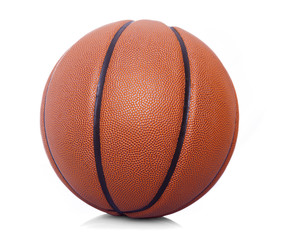 Obraz premium Basketball ball isolated on a white background