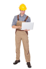 Architect Using Laptop
