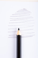 Variety multicolor wood pencils isolated