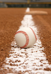 Baseball with third base beyond