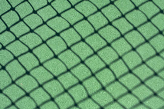 Tennis Court Net Shadow