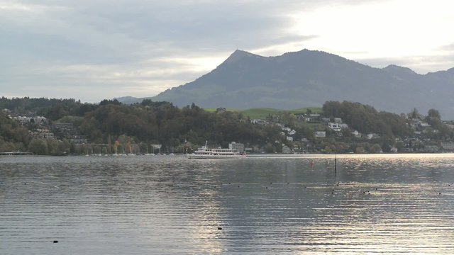 Panoramic view of Lake Lucerne, Switzerland