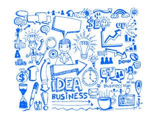 hand doodle Business doodles