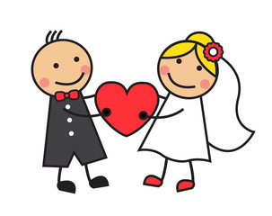 Cartoon wedding