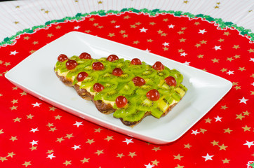 fruitcake for happy christmas