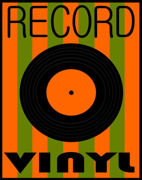 vintage vinyl record design