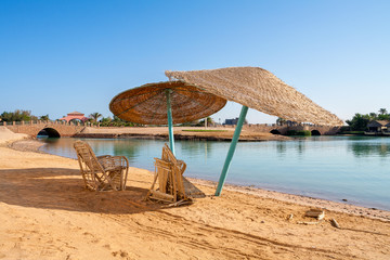Beach at El Gouna. Egypt