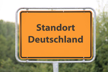 Ein Standort Deutschland Schild