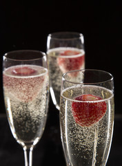 Pair of champagne flutes