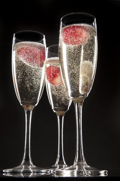 Pair of champagne flutes