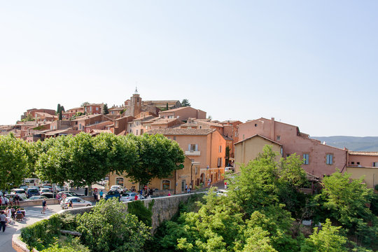Ocher quarries of Roussillon Southern France