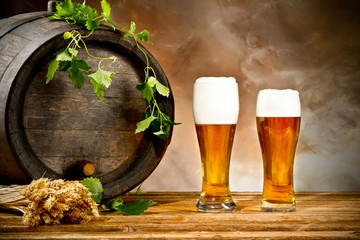 Beer still life