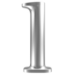 Aluminium font lorewcase letter l