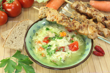 Hühnersuppe