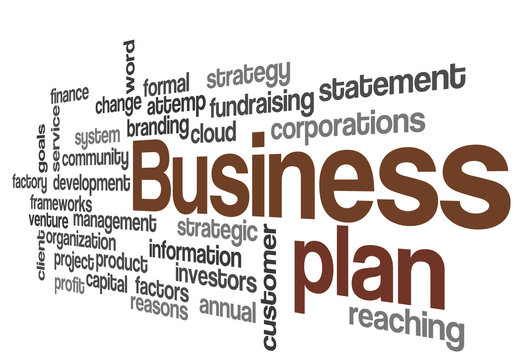 business plan concept background