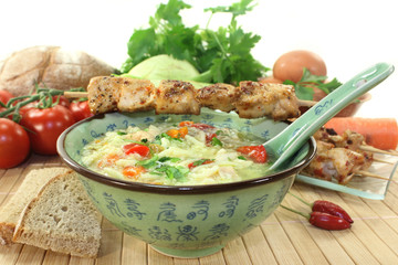 Hühnersuppe