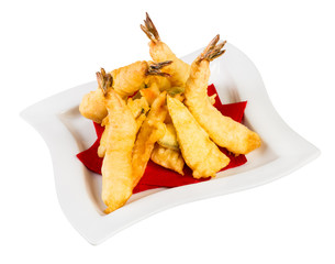 Prawns in batter