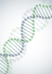 DNA Molecule Background.