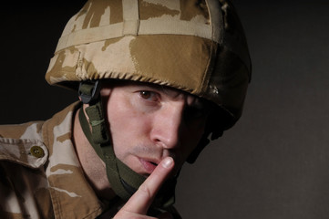 Naklejka premium Military Secrets