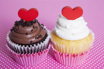 Heart Cupcakes