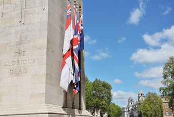 Cenotaph, Whitehall, London, UK - obrazy, fototapety, plakaty
