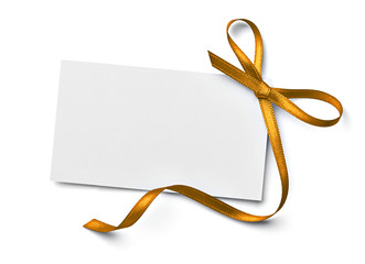 ribbon bow card note chirstmas celebration greeting