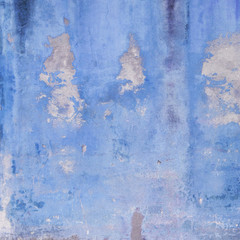 Wall weathered blue