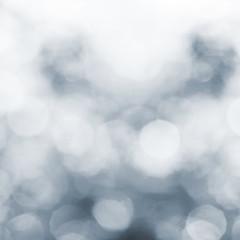 Snow bokeh background
