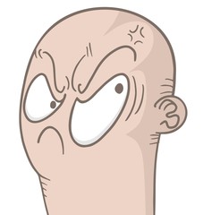 Angry man