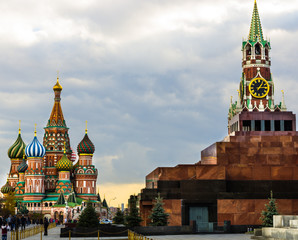 view of red square and st.basil church
